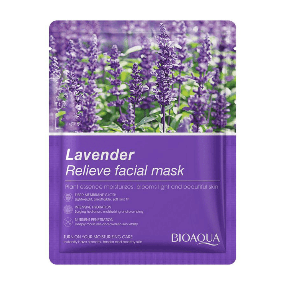 Lavender Relieve Facial Sheet Mask -Bioaqua