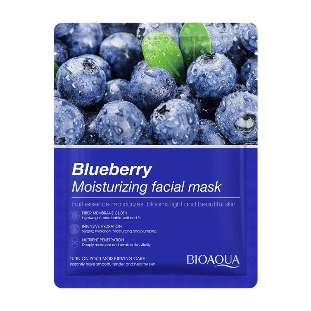 Blueberry Moisturizing Facial Sheet Mask -Bioaqua