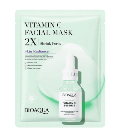 Vitamin C Facial Mask 2X Shrink Pore Skin - BIOAQUA