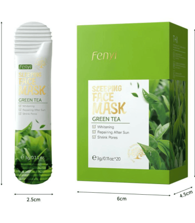 Green Tea Sleeping Face Mask - FENYI