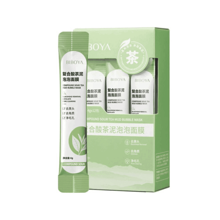 Compound Sour Tea Mud Bubble Mask - BIBOYA