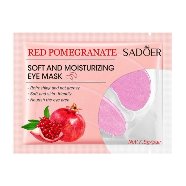 Red Pomegranate Soft And Moisturizing Eye Mask - Sadoer