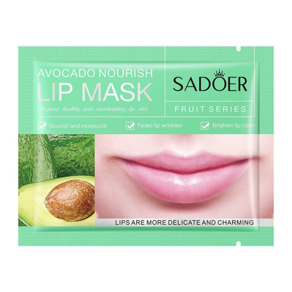 Avocado Nourish Lip Mask - Sadoer