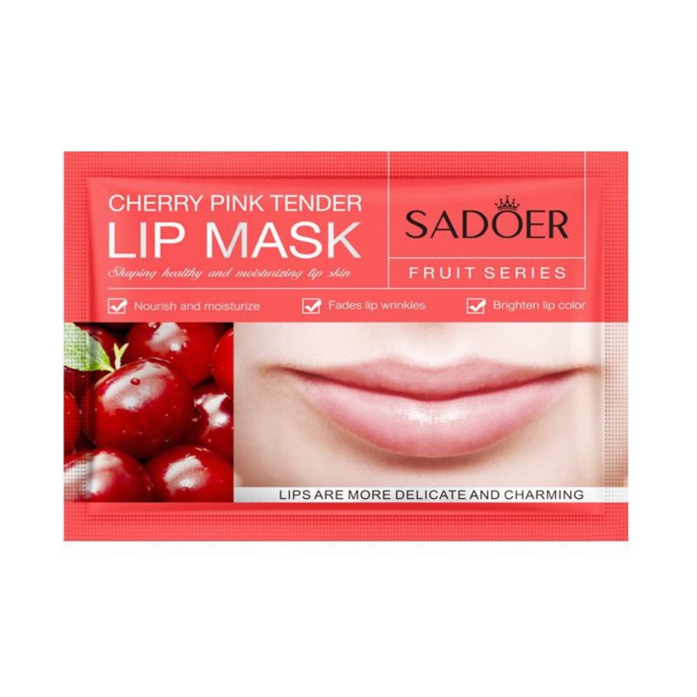 Cherry Pink Tender Lip Mask - Sadoer