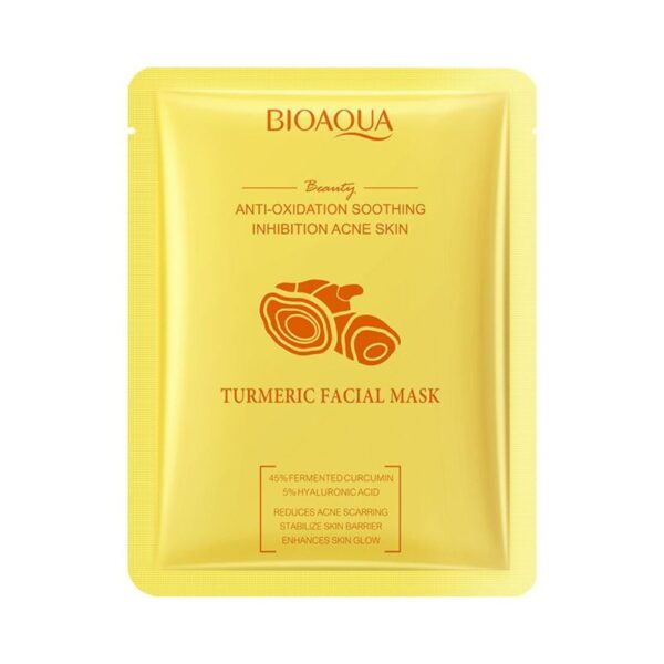 BIOAQUA Turmeric Anti-Oxidation Soothing - Facial Sheet Mask
