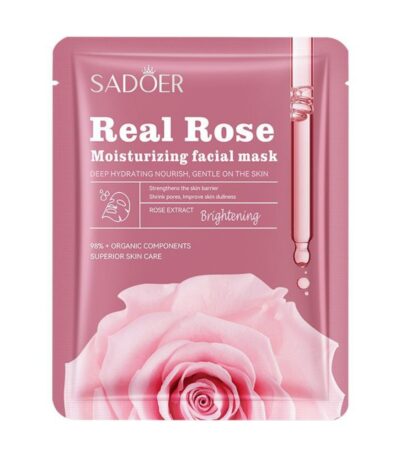 SADOER Real Rose Deep Hydration Brightening - Facial Sheet Mask