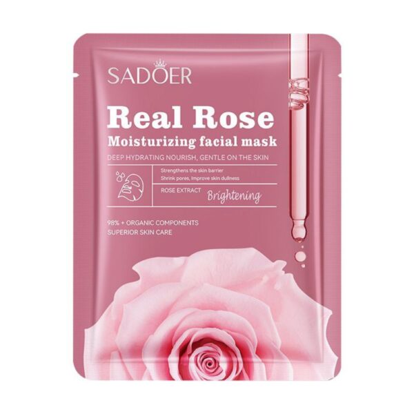 SADOER Real Rose Deep Hydration Brightening - Facial Sheet Mask