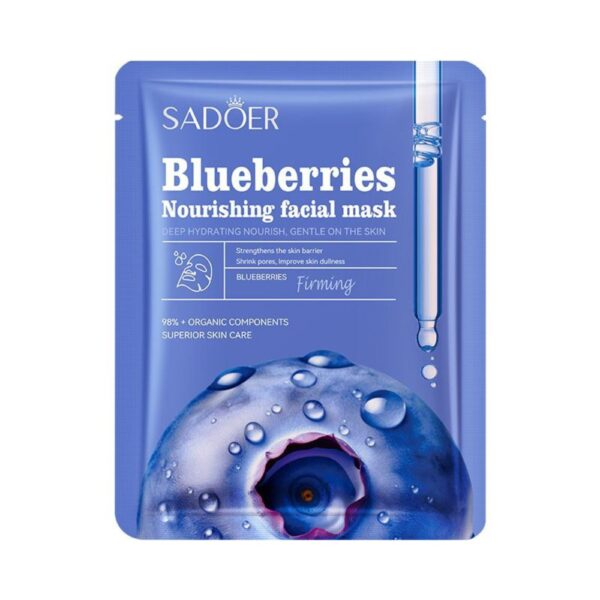 SADOER Blueberries Nourishing - Facial Sheet Mask