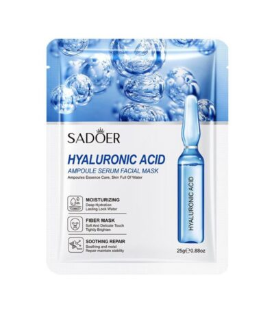 Sadoer Hyaluronic Acid Ampoule Serum - Facial Sheet Mask