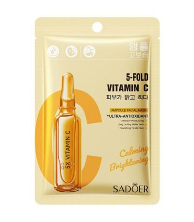 SADOER 5-Fold Vitamin C Ampoule - Facial Sheet Mask