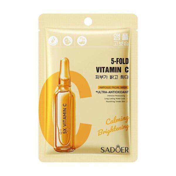 SADOER 5-Fold Vitamin C Ampoule - Facial Sheet Mask