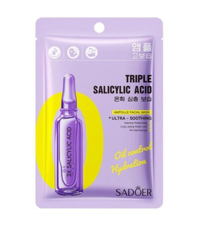 SADOER Triple Salicylic Acid Ampoule - Facial Sheet Mask