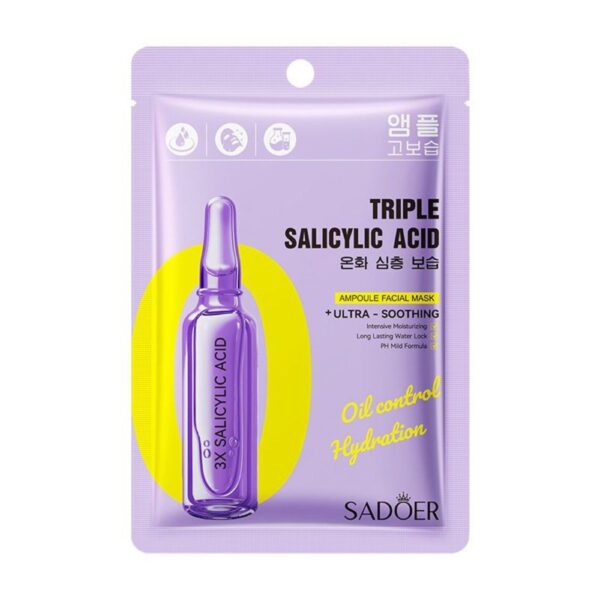 SADOER Triple Salicylic Acid Ampoule - Facial Sheet Mask