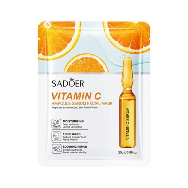 Sadoer Vitamin C Ampoule Serum - Facial Sheet Mask
