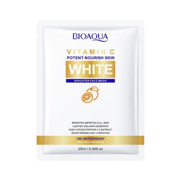 Bioaqua Vitamin C Potent Nourish Skin White Brighten - Facial Sheet Mask